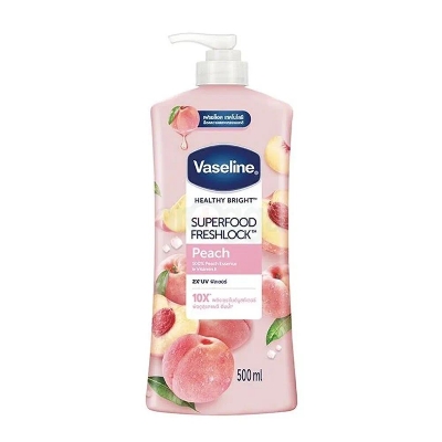 Picture of Vaseline Healthy Bright Superfood Freshlock Peach Body Lotion 500ml - Fruity