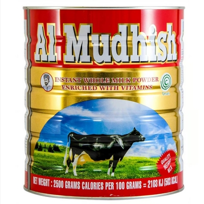 Picture of Al Mudhish Instant Whole Milk Powder 2.5kg - 2500g