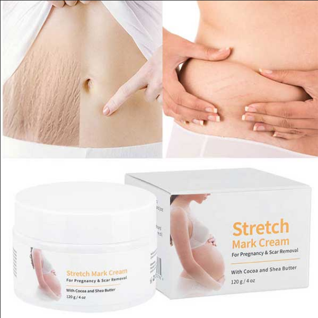 Picture of Melao Stretch Mark Cream for Pregnancy & Scar Removal with Cocoa & Shea Butter-120g