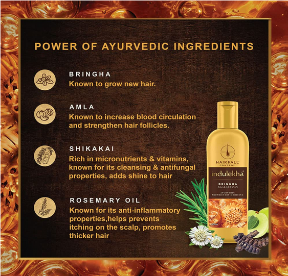 Picture of Bringha Anti Hair Fall Shampoo (Hair Cleanser) 200ml