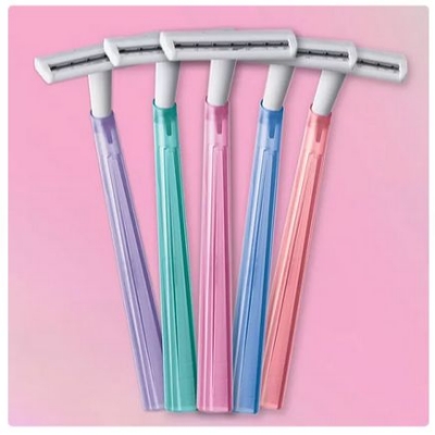 Picture of BIC Silky Touch Women's 2-Blade Disposable Razor 5pcs - Multicolor