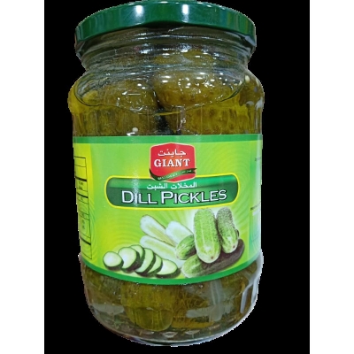 Picture of Giant Dill Pickles 680g - Gherkins