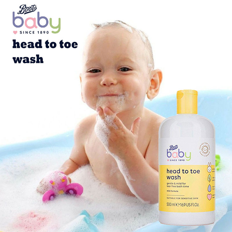 Picture of Boots Baby Head to Toe wash 500ml - Multicolor