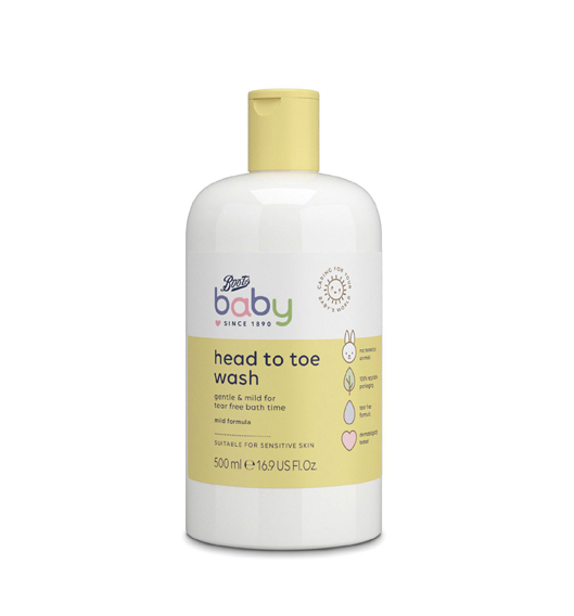 Picture of Boots Baby Head to Toe wash 500ml - Multicolor
