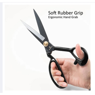 Picture of Tailor Scissors 9  inch - Heavy Duty Sewing Fabric Scissors for Leather Cutting Industrial Sharp Shears - Silver