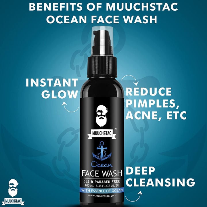 Picture of Muuchstac Ocean Face Wash for Men-100ml