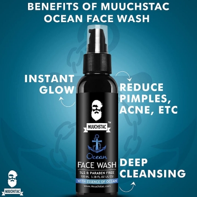 Picture of Muuchstac Ocean Face Wash for Men-100ml