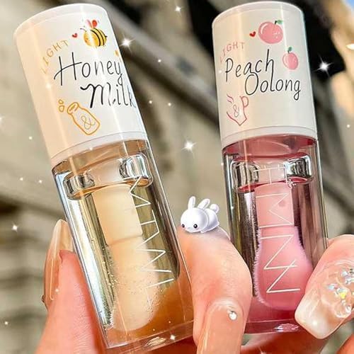 Picture of TWG Moisturizing Lip Essence Oil White Peach Oolong Honey Milk Clear Lip Oil-5ml
