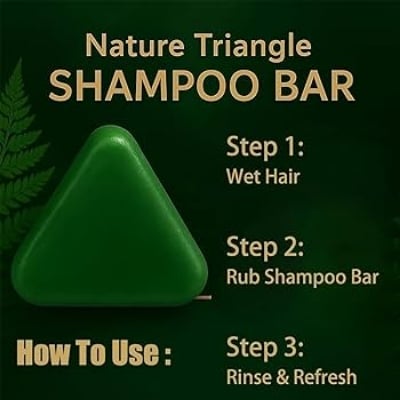 Picture of Seven Nature Green Soap Shampoo Bar – Reduces Hair Fall & Strengthens Hair