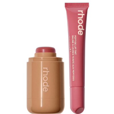 Picture of Rhode Sleepy Girl +Salty Tan Pocket Blush + Peptide Lip Tint Combo