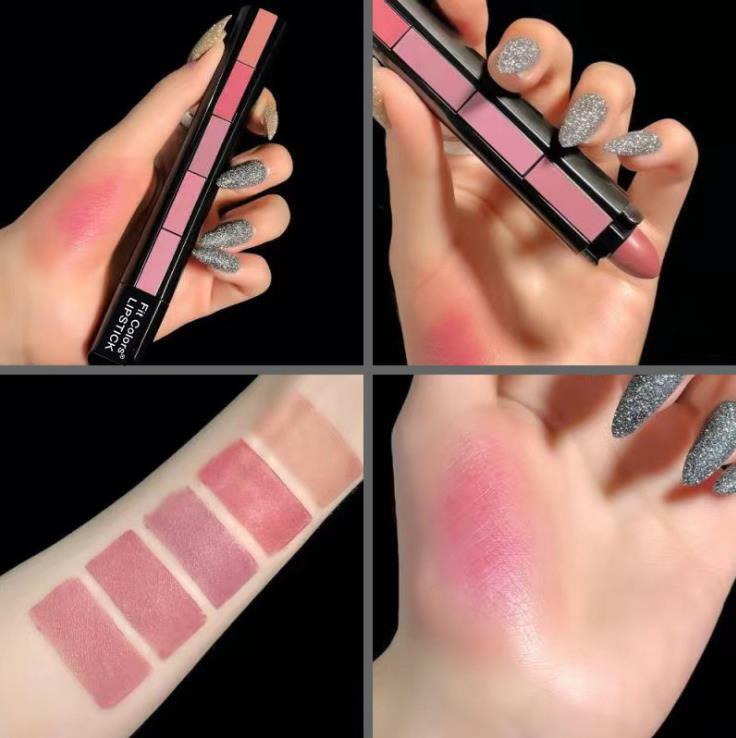Picture of 5 In 1 Lipstick Set Non Stick Long Lasting Waterproof Velvet Matte Finish