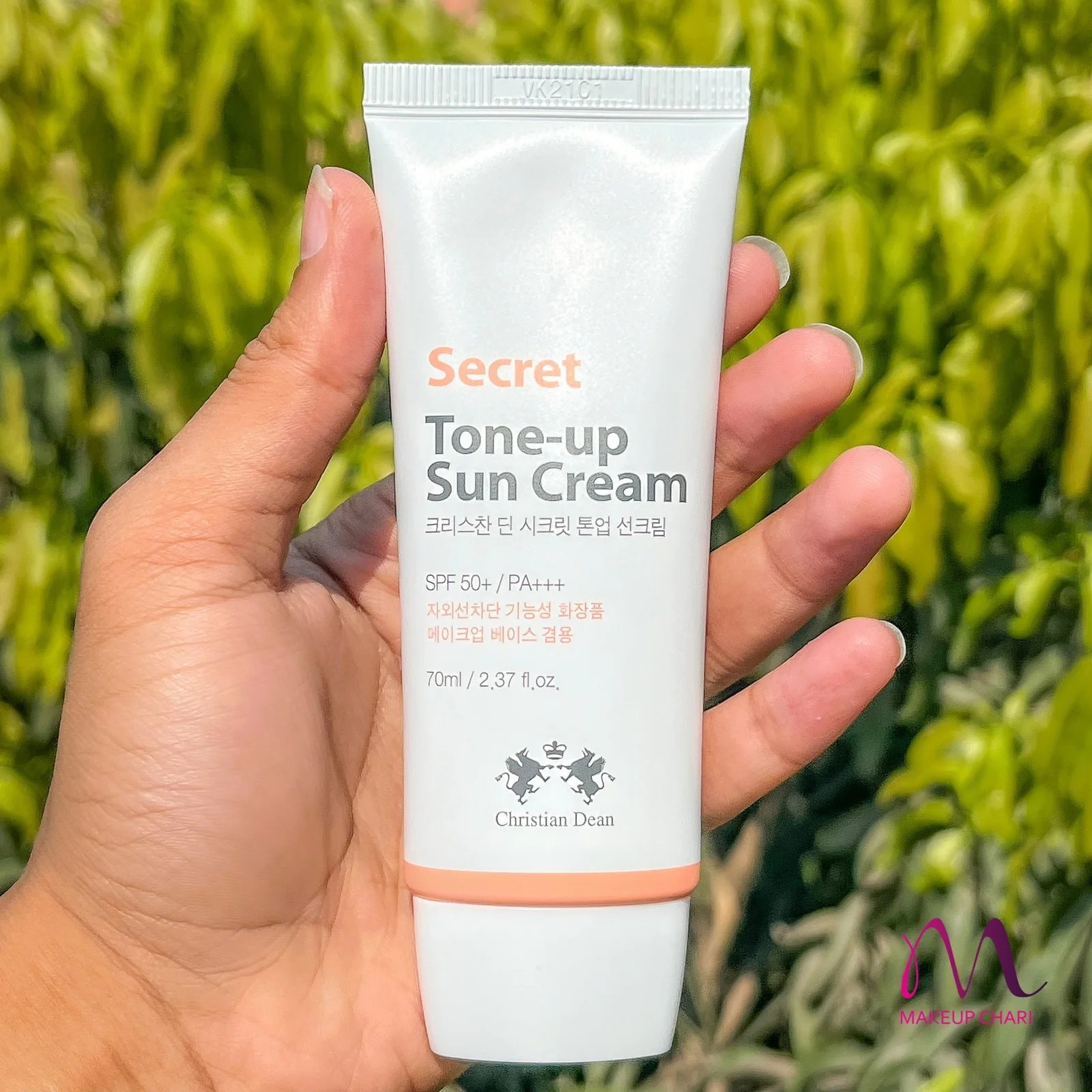 Picture of Christian Dean Secret Tone Up Sun Cream SPF 50+ 70ml