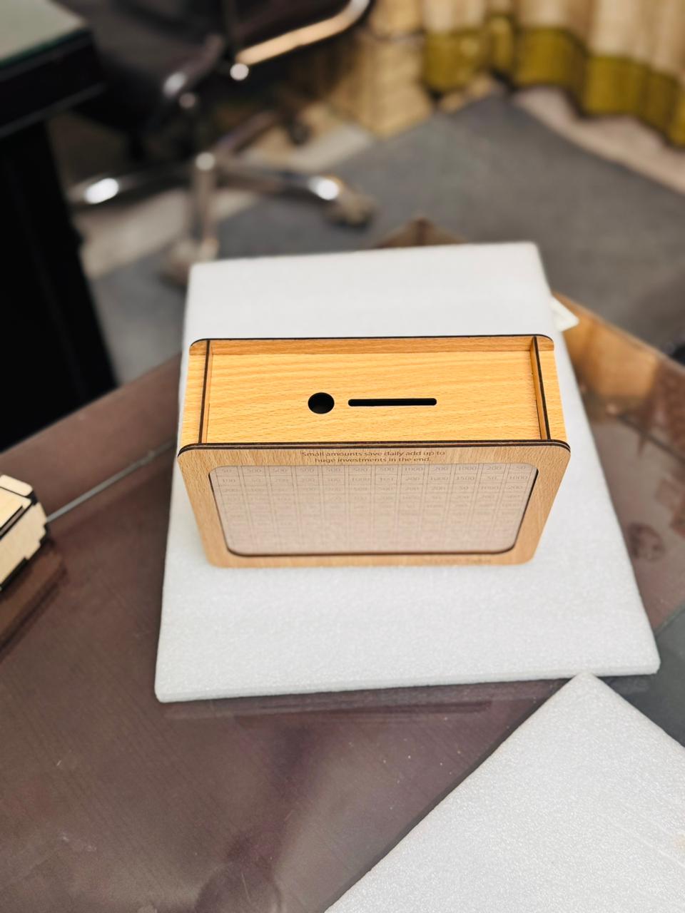 Picture of 50000 taka money saving box, bank with Tracking number