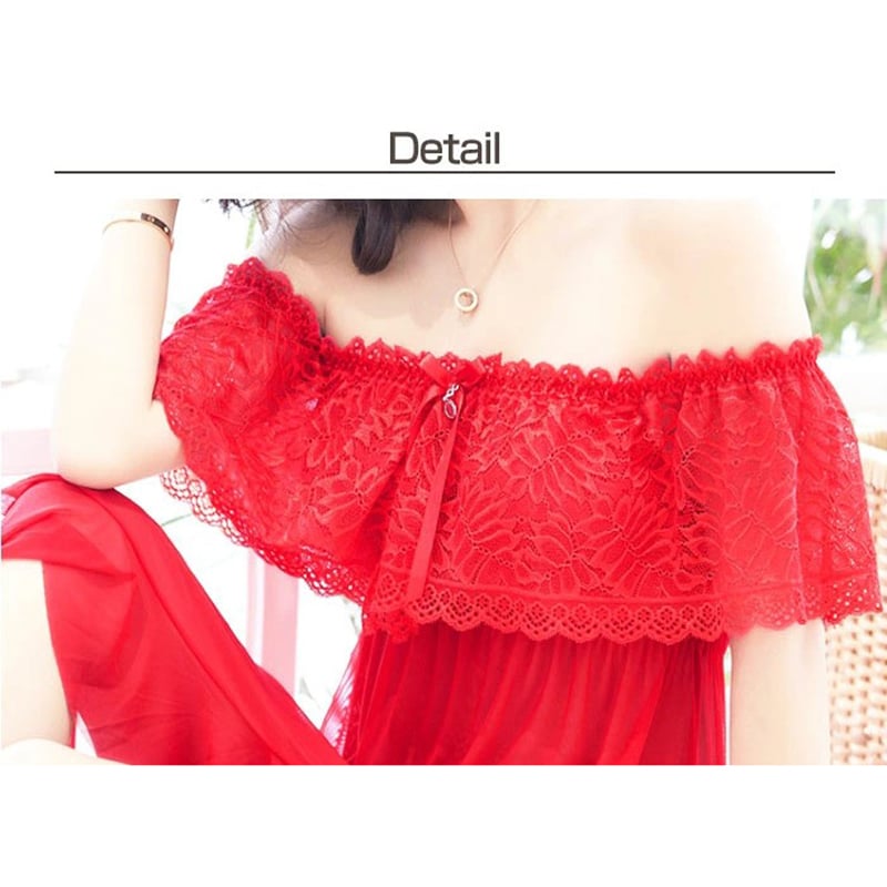 Picture of Romantic Bridal Night Dress (DAR002)-Free Size