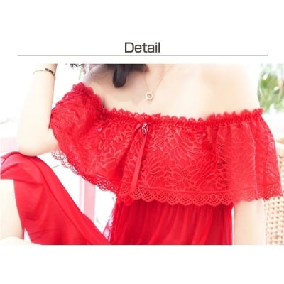 Picture of Romantic Bridal Night Dress (DAR002)-Free Size