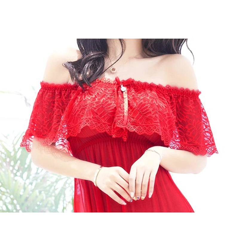 Picture of Romantic Bridal Night Dress (DAR002)-Free Size