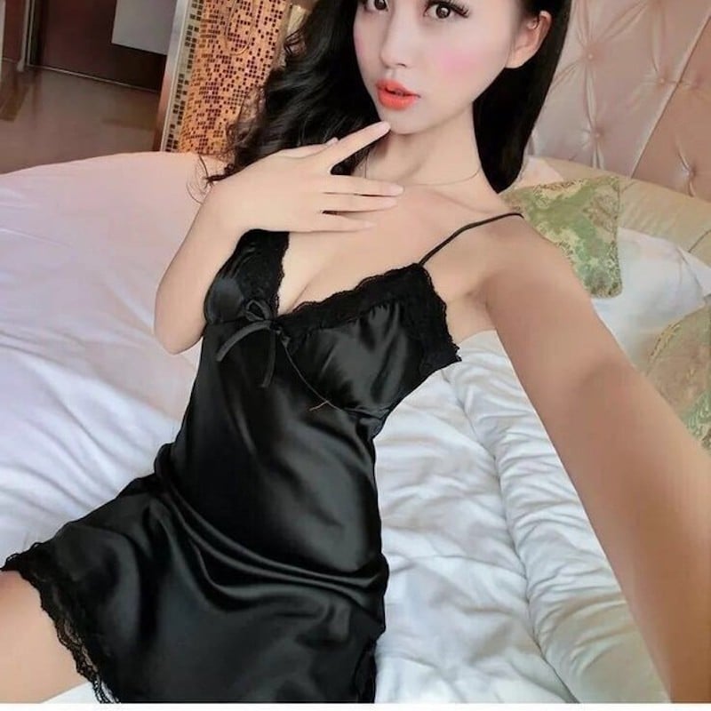 Picture of Silk Night Dress (RND001) Free Size