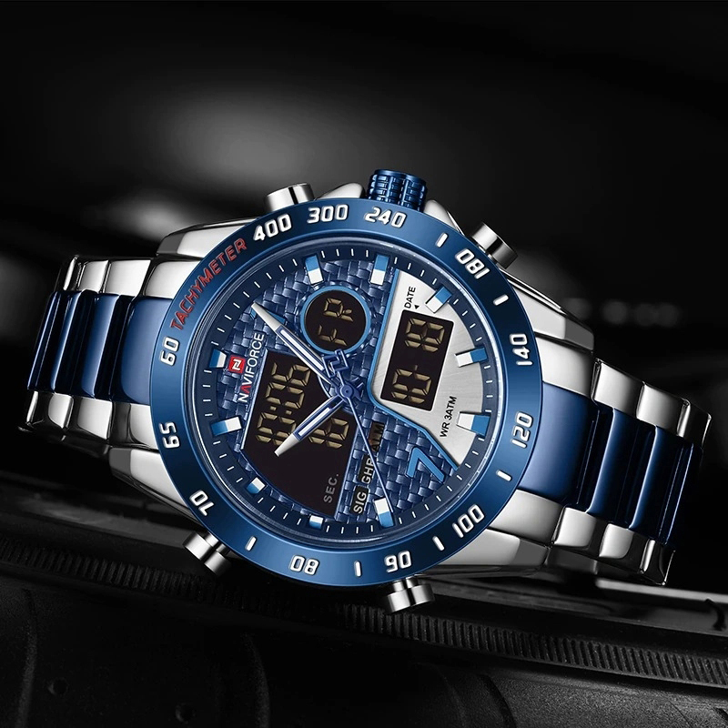 Picture of Naviforce Nf9171 Two-Tone Stainless Steel Wrist Watch for Men
