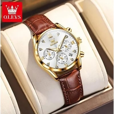 Picture of New Leather Casuals Watch For girls 
