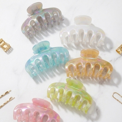Picture of Super Quality Multicolour stylish Hair Clutcher for girls and women, Kakra, 1pcs