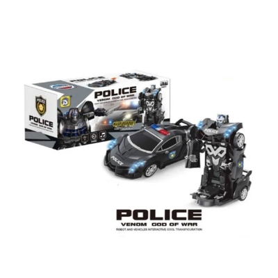 Picture of Transform Car Transformer Car Robot toys Deformation Car with lights and sounds Toys for boys New