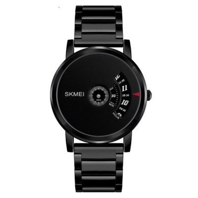 Picture of SKMEI 1260 Stainless Steel wrist watch for men - Black 