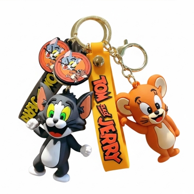 Picture of 1 Piece Tom Or Jerry Pendant Key Ring without hook
