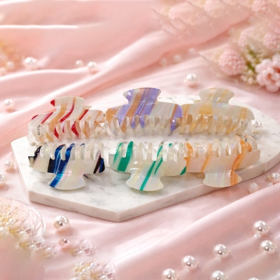 Picture of Super Quality Multicolour stylish Hair Clutcher for girls and women, Kakra, 1pcs
