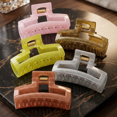 Picture of Super Quality Multicolour stylish Hair Clutcher for girls and women, Kakra, 1pcs