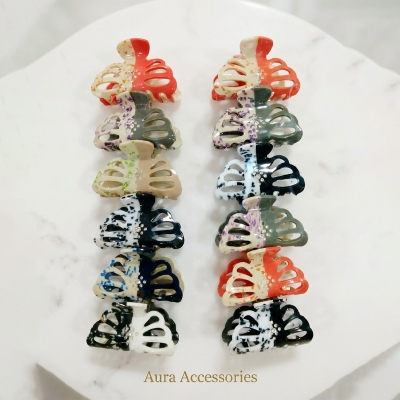 Picture of Super Quality Multicolour stylish Hair Clutcher for girls and women, Kakra, 1pcs