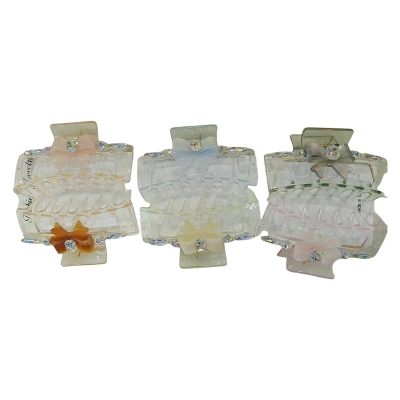 Picture of Super Quality Multicolour stylish Hair Clutcher for girls and women, Kakra, 1pcs