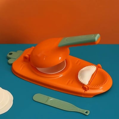 Picture of 2 in 1 Dumpling Maker - Momo Maker - Pitha Maker - ( MULTICOLOR )