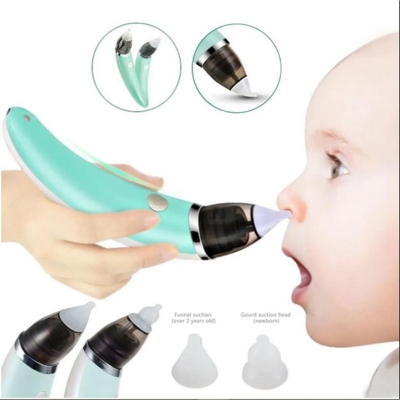Picture of Electric Nasal Aspirator Baby,Portable Baby Nasal Aspirator,Baby Nose Suckers Automatic Nose Cleaner with 2 Silicone Tips, Adjustable Suction 3 Level, Music and Light Soothing Function, Anti-Backflow