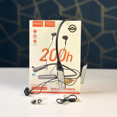 Picture of Regrsi RE-NY060 Wireless Neckband – 200h Long Standby, Bluetooth 5.3 Earphones