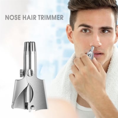 Picture of Nose Hair Trimmer Ear Portable Razor Manual Cutter Stainless Steel Nose Trimmer for men