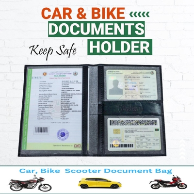 Picture of Bike & Car Document Holder Wallet Bag Pu Leathe