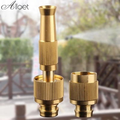 Picture of Spray Water Gun Connectors Adjustable Watering Flower Car Wash Tool Pure Copper Joint High Pressure Integrated Direct Spray Gun