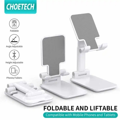 Picture of T1 Universal Ergonomic Collapsible Adjustable Desktop Tablet Mobile Phone Holder - Phone Stand