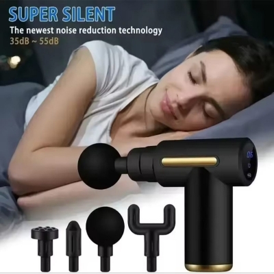 Picture of Mini LED Percussion Massage Gun – USB Deep Tissue Therapy for Neck, Back & Body