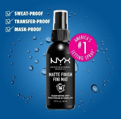Picture of NYX Makeup Setting Spray 24hr long lasting - Black