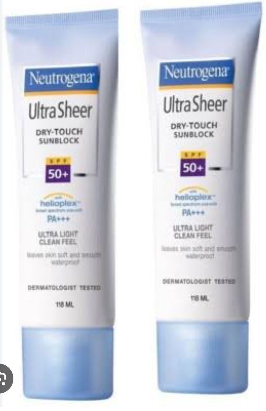 Picture of Neutrogena Ultra Sheer Dry - Touch Sunblock SPF 50+ (118ml) - White