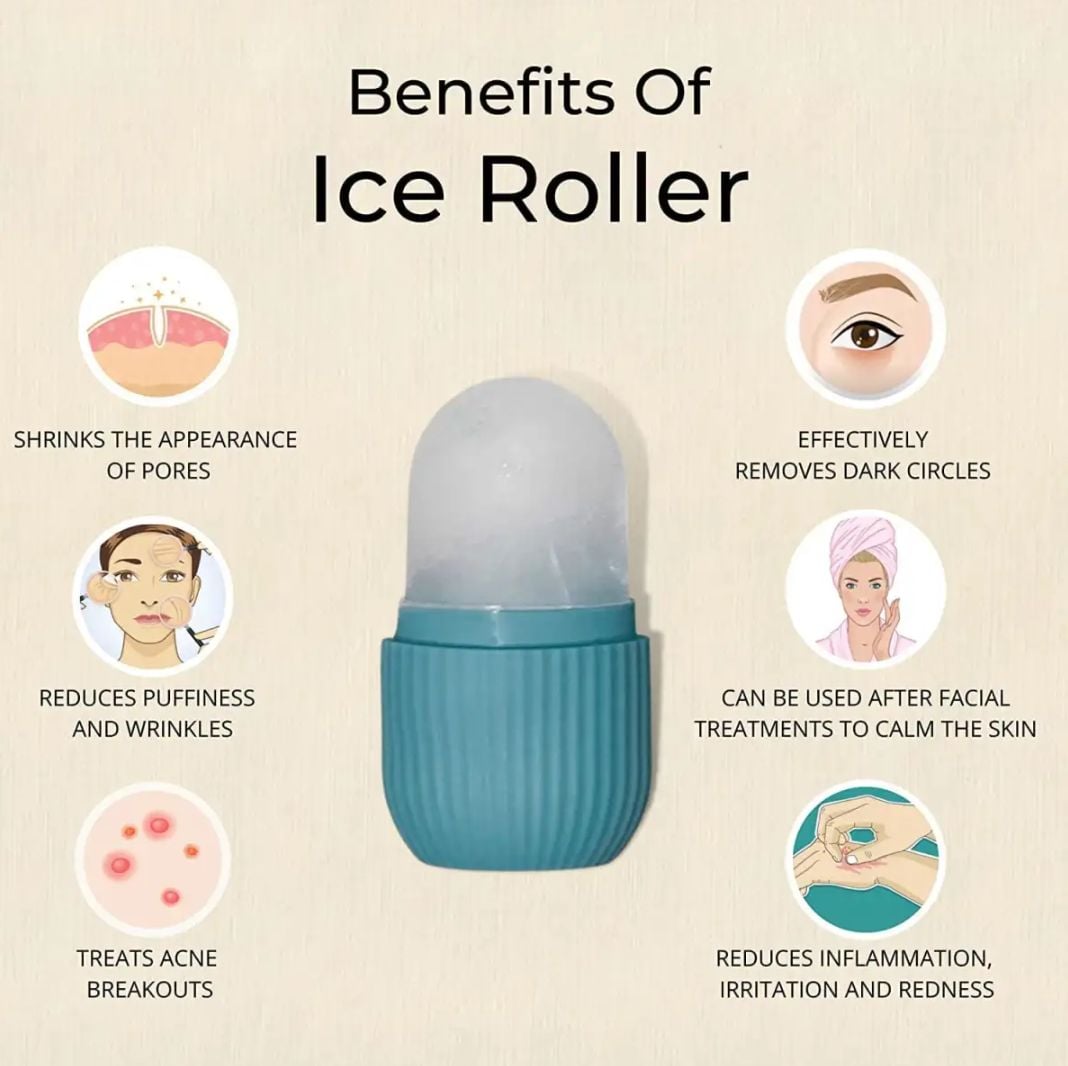 Picture of Ice Roller for Neck, Face & Eyes Massager | Face & Eye Puffiness - Multicolor