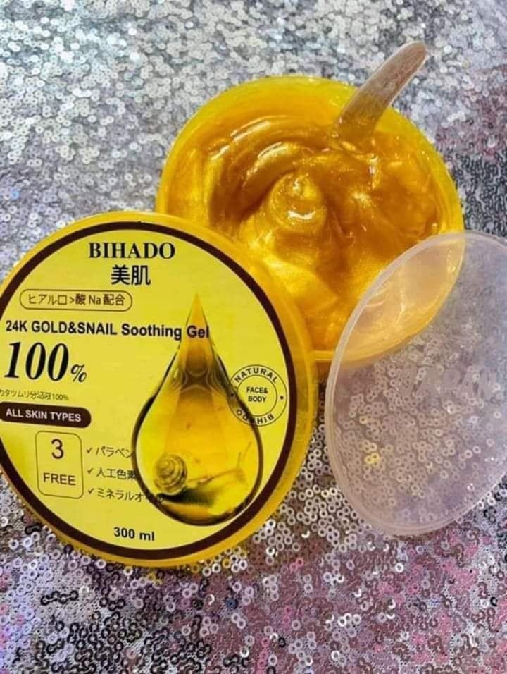 Picture of 24k Gold Soothing Gel for Face - Bihado
