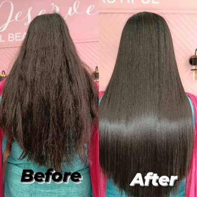 Picture of Kota Keratin Treatment Double Care Hair Mask - 250ml for Professional Keratin Repair Damage Frizzy Hair Soft Smooth Shiny Nutrition Deep Conditioning Hair Root Scalp Straight Shiny Hair Treatment for Women