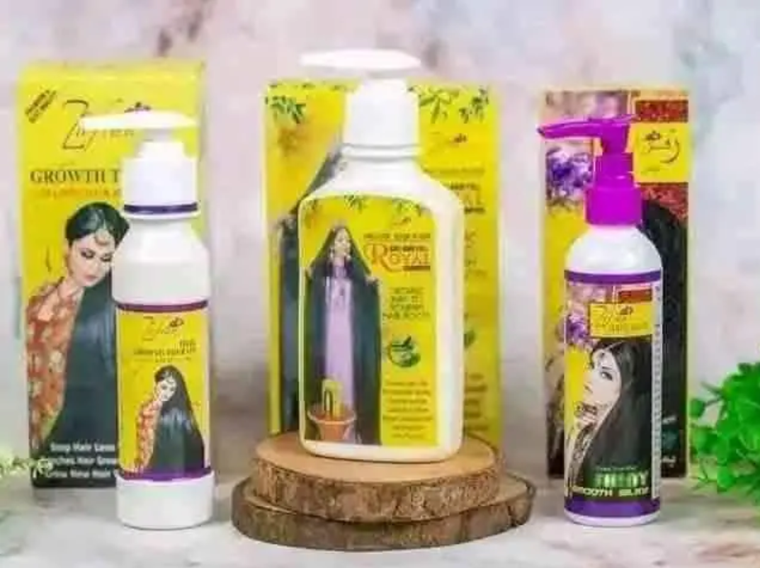 Picture of Zafran Hair Loss Combo - Zafran Hair Oil 150ml & Zafran Hair Mask 120ml & Zafran Shampoo 200ml