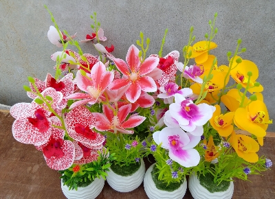 Picture of Artificial Rubber Tree Plant for Home Decoration Flower, Flowers,Grass,hanging,wall,leaf,carpet, pot,  Cutter,  Light Stand,  indoor