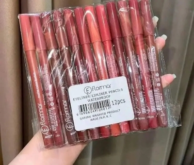 Picture of Flormar 12 Color Matter Lipstick Set Pencil Lipstick Set