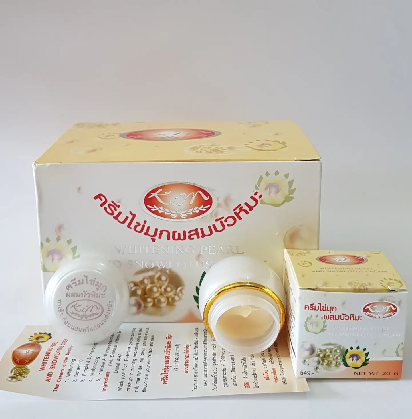 Picture of Kim-Whitening Pearl & Snow Lotus Cream 20g