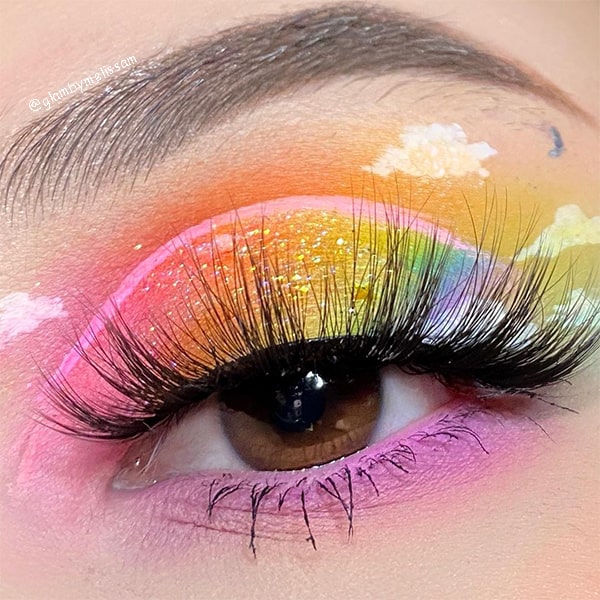 Picture of KIRSCHE 56 Color Eyeshadow Palette with 6 Colorful Pigmented Blush