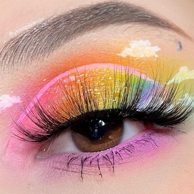 Picture of KIRSCHE 56 Color Eyeshadow Palette with 6 Colorful Pigmented Blush
